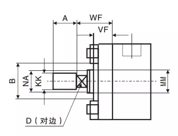 活塞桿外螺紋無(wú)臺(tái)階